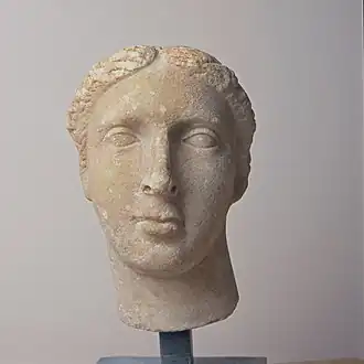 Een beeld (mogelijk) van Cleopatra V of VI(1e eeuw voor Christus), uit Neder-EgypteNu in het Musée Saint-Raymond (Toulouse)