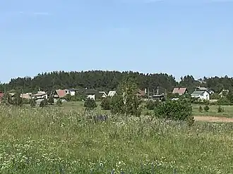 panorama over Radžiulai