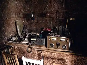 Reconstructie van de zender in het Museo de la Palabra y la Imagen