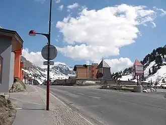 De pashoogte in Obertauern
