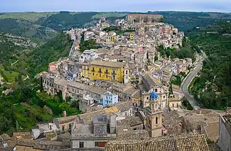 Zicht op Ragusa-Ibla