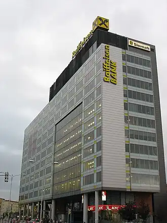 Kantoor van Raiffeisen in Praag