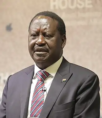 Raila Odinga in 2017