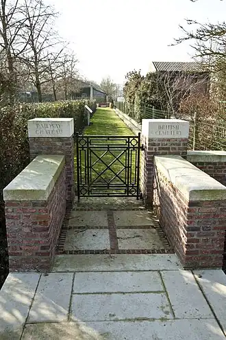 Toegang tot de begraafplaats