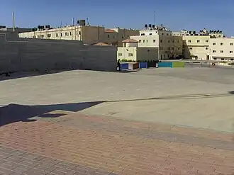 Het presidentieel paleis van de Palestijnse Autoriteit in Ramallah.