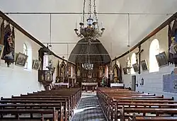 Interieur van de kerk
