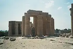 Ramesseum, Luxor, Egypte, ter ere van Ramses II en Amon