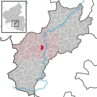 Kaart van Rammelsbach