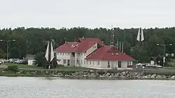 Lichtenlijn bij de haven