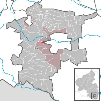 Kaart van Ranschbach