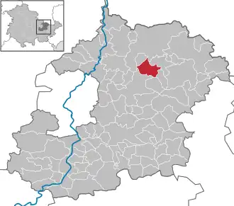 Kaart van Rauschwitz