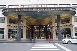 Ingang van de Ravensteingalerij