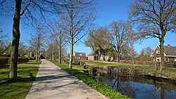 Roodeschuur aan de Feanster Feart in 2017