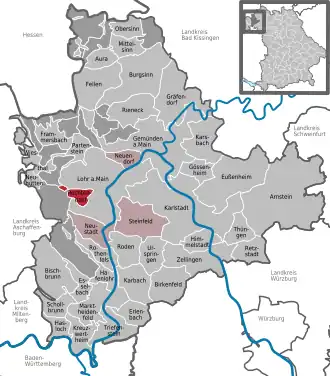 Kaart van Rechtenbach