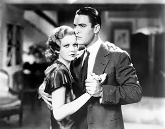 Still Jean Harlow en Chester Morris in Red-Headed Woman (1932)