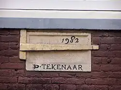 Jan van Druten door Hans ‘t Mannetje op huis 7 (mei 2020)