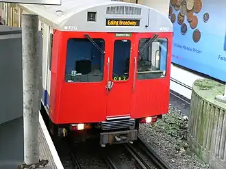 Gerenoveerd Type D treinstel in Hammersmith