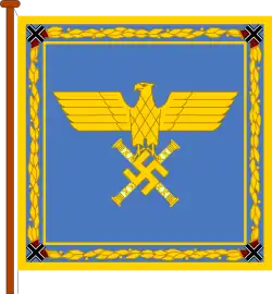 Standaard van de  Reichsmarschall  van 1940 tot 1941 (linkerkant)