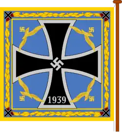 Standaard van de  Reichsmarschall  van 1940 tot 1941 (rechterkant)