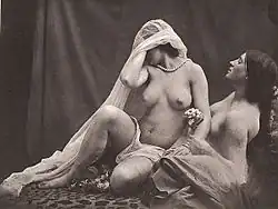 The two ways of life (detailfoto), 1857