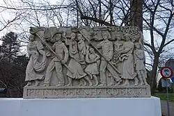 Reliëf Prins Bernhardbrug, Overveen (1936)
