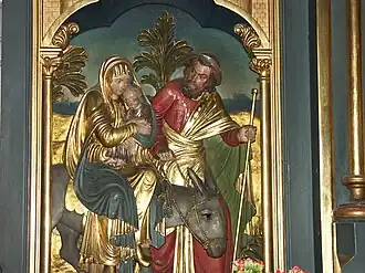 Detail hoofdaltaar (Vlucht naar Egypte)