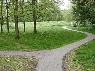 Het Rembrandtpark in 2009