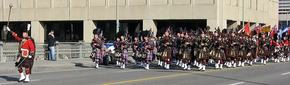Remembrance Day-optocht in Ottawa, 2007