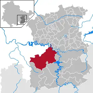 Kaart van Remptendorf