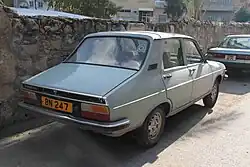 Renault 12 TX (1975–1980) achteraanzicht