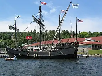 Een replica van de Niña