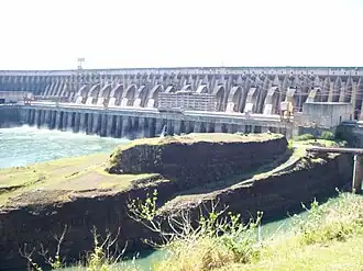 De waterkrachtcentrale in de Itaipudam