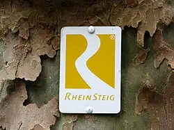 Route-aanduiding van aan- en aftakroute