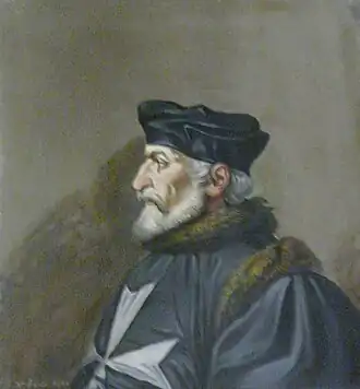 Fantasieportret in het Grootmeesterspaleis (Rhodos)