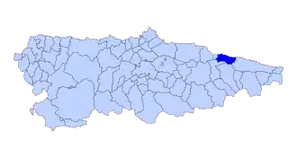 Kaart van Ribadesella