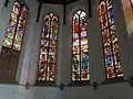 Glas in lood Grote kerk Schiedam ontwerp Marius Richters 1952
