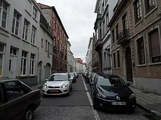 De Riddersstraat vanuit de Hoogstraat