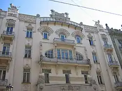 Gebouw van M. Eisenstein aan de Alberta iela 4, waar de Hongaarse ambassade huist