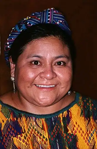 Rigoberta Menchú in 1998
