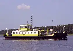 Buitenhuizenpont met Rijkspont 7 in 2007.