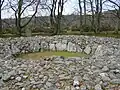 Clava cairn bij Balnauran of Clava vlak bij Inverness (Schotland)