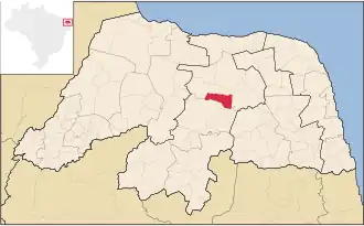 Kaart van Fernando Pedroza