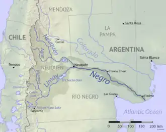 De Río Negro met de Neuquén