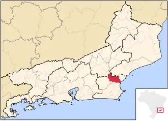 Kaart van Casimiro de Abreu