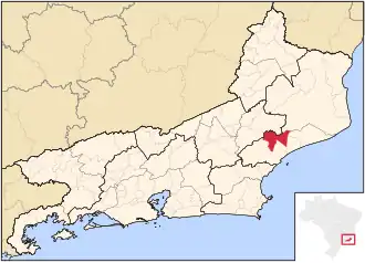 Kaart van Conceição de Macabu