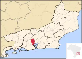 Kaart van Duque de Caxias