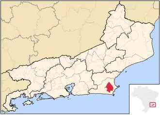 Kaart van São Pedro da Aldeia