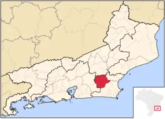 Kaart van Silva Jardim