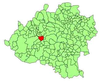 Kaart van Rioseco de Soria