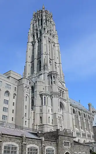 Riverside Church vanuit West 120st Street